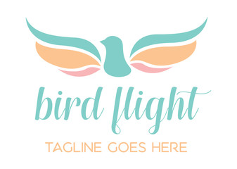 Bird Flight Logo Icon Template