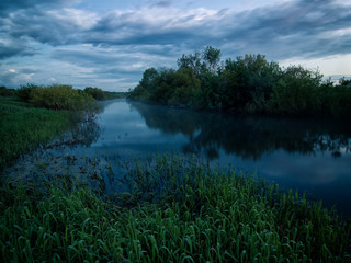 Evening on the river