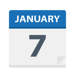 January 7 - Calendar Icon