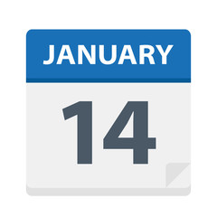 January 14- Calendar Icon