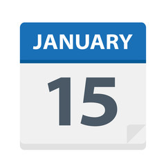January 15- Calendar Icon