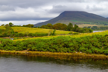 Mountain and farms in Great Western Greenway trail