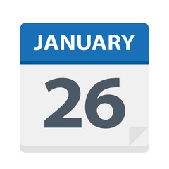 January 26 - Calendar Icon