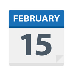 February 15 - Calendar Icon
