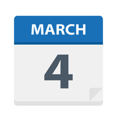 March 4 - Calendar Icon