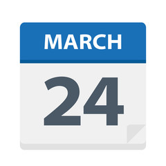 March 24 - Calendar Icon