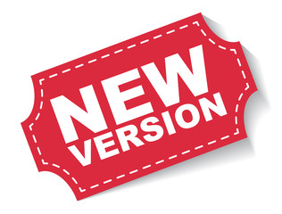 red vector banner new version