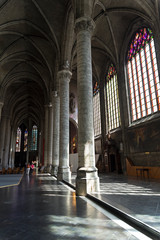 Interior of a catholic temple.