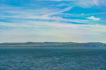 English Channel and Pointe de la Courte Dune