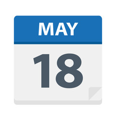 May 18 - Calendar Icon