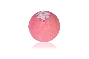 bomb for a bath, isolated on white background
