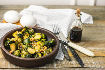 Roasted Brussels Sprouts.