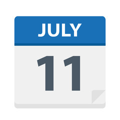 July 11 - Calendar Icon