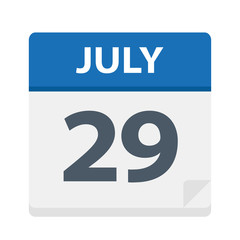 July 29 - Calendar Icon