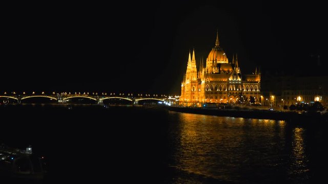 Parliament at night