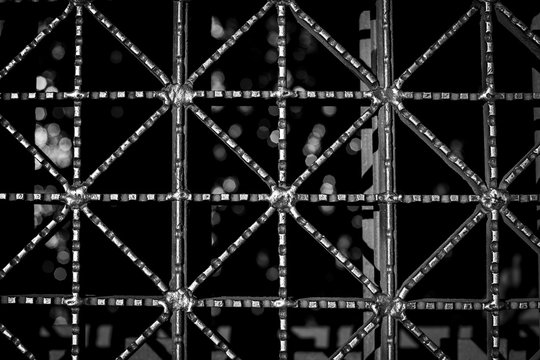 Close up of metal grate