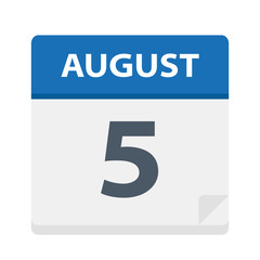August 5 - Calendar Icon