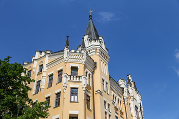 Fototapeta na wymiar Castle of Richard Lionheart in Kiev, Ukraine