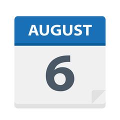 August 6 - Calendar Icon