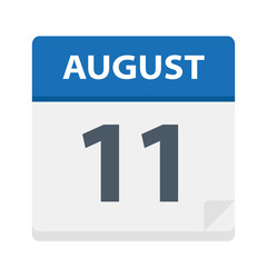 August 11 - Calendar Icon