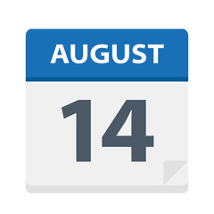 August 14 - Calendar Icon