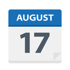 August 17 - Calendar Icon