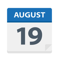 August 19 - Calendar Icon