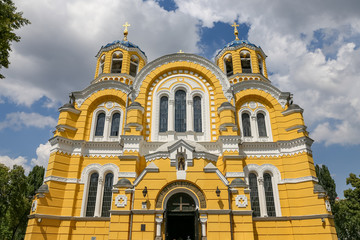 St Volodymyr Cathedral in Kyiv, Ukraine.