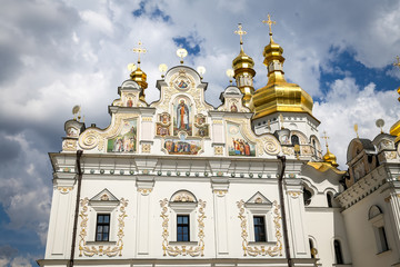 Fototapeta na wymiar Dormition Cathedral in Kiev, Ukraine
