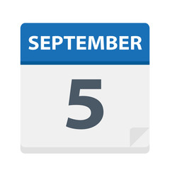 September 5 - Calendar Icon