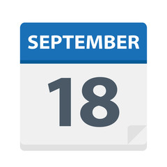 September 18 - Calendar Icon