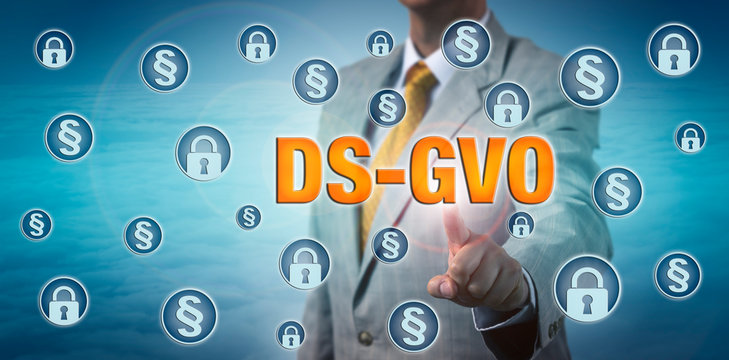 Legislator Highlighting DS-GVO In Cyberspace - Powered by Adobe