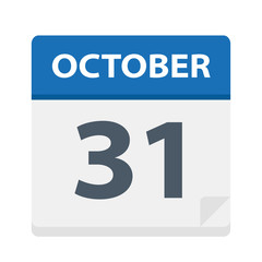 October 31 - Calendar Icon