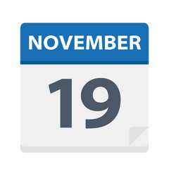 November 19 - Calendar Icon