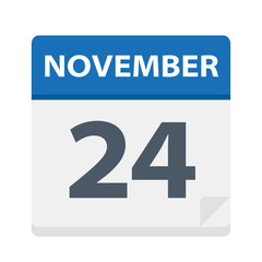 November 24 - Calendar Icon