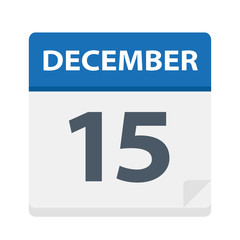December 15 - Calendar Icon