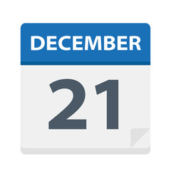 December 21 - Calendar Icon