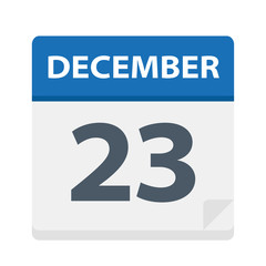 December 23 - Calendar Icon