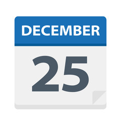 December 25 - Calendar Icon