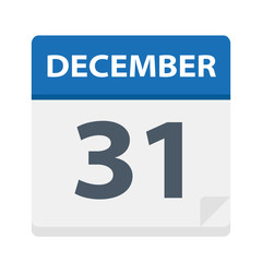 December 31 - Calendar Icon