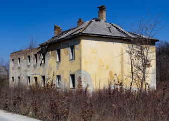 Abandoned Soviet era army base near Szentkirályszabadja, Hungary