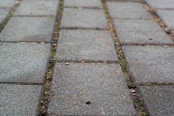 Obraz premium Rectangular stone paving