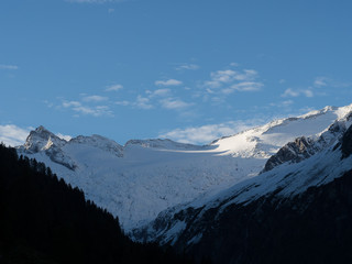 Mountain range snowcapped