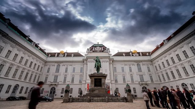 Josefplatz Vienna Timelapse in 4K, Vienna Austra timelapse