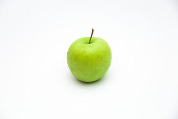 green apple isolated on white background