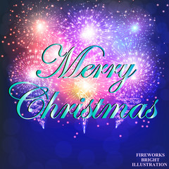 Merry Christmas Festive background. Vector.