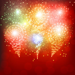 Fototapeta premium Festive Red background.