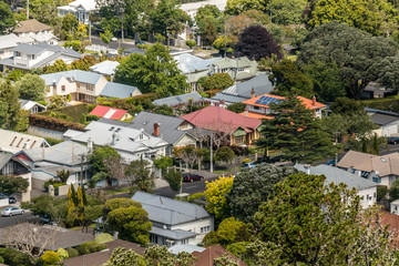 Fototapeta premium View from Mount Eden, Auckland, New Zealand.