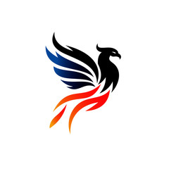 Obraz premium Luxury Phoenix Logo Template