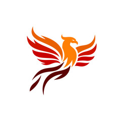 Obraz premium Luxury Phoenix Logo Template